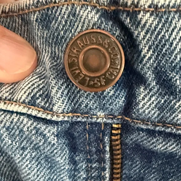 Vintage 70’s Levi’s orange label made in the USA 550 Jeans size 31x30